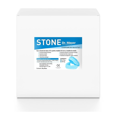 Gips HiroStone натурално син гипс 20kg клас III Dr.Mayer