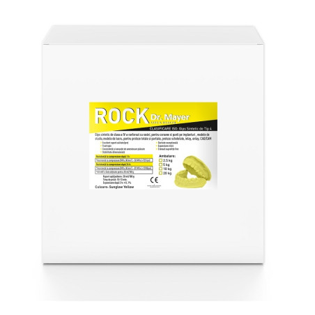 Gips Hiro Rock extrahard yellow 2.5 kg class IV Dr.Mayer