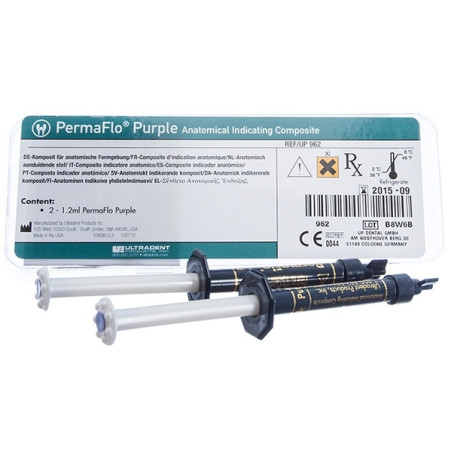 PermaFlo Purple 2 x 1.2ml Ultradent