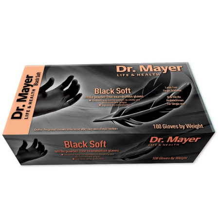 Manusi nitril negre soft Dr.Mayer