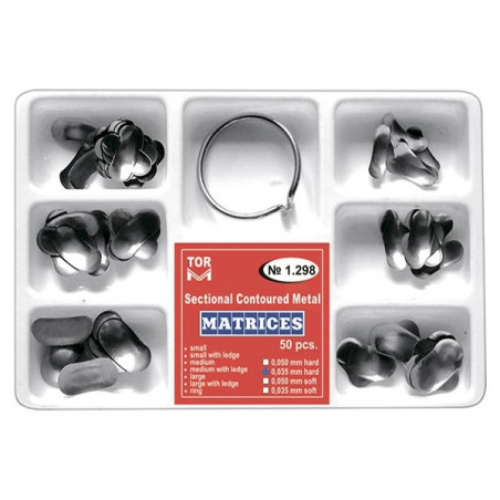 Kit 50 matrici sectionale tip Palodent 3.5mm + 5mm asortate + 1