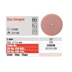 Polishers Exa Cerapol Roz - 100 buc.