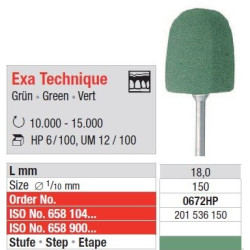 Polipanti Acrilate Exa Technique HP Verde - 6 buc. 