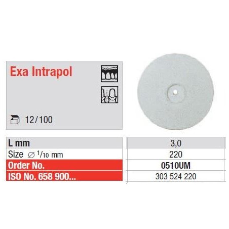 Freze Exa Intrapol unmounted - white  510 UM-12