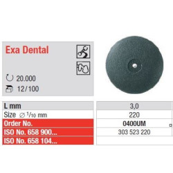 Polipanti Universali Nemontati Exa Dental Negri - 100 buc. 
