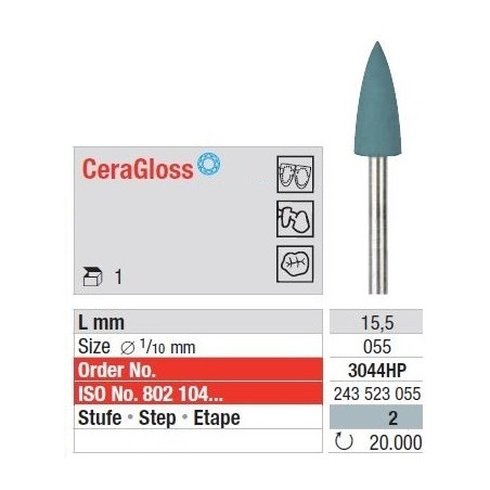 Polipant Ceramica CeraGloss HP Montat - Pasul 2: Albastru