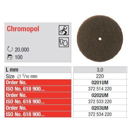 Polipanti Nemontati Aliaj CrCo si NP Chromopol Maro - 100 buc. 