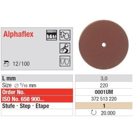 Polipanti Alphaflex nemontati - Pasul 1: Maro - 100 buc.