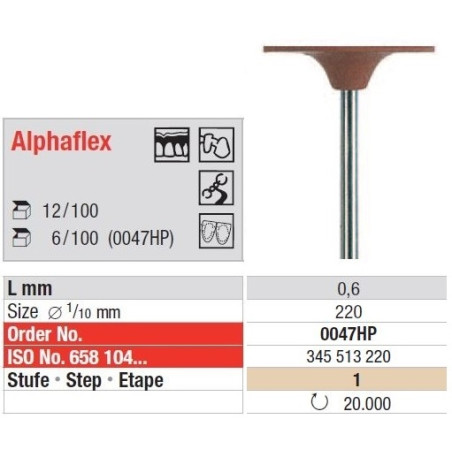 Polipanti Alphaflex montati - Pasul 1: Maro - 6 bucati