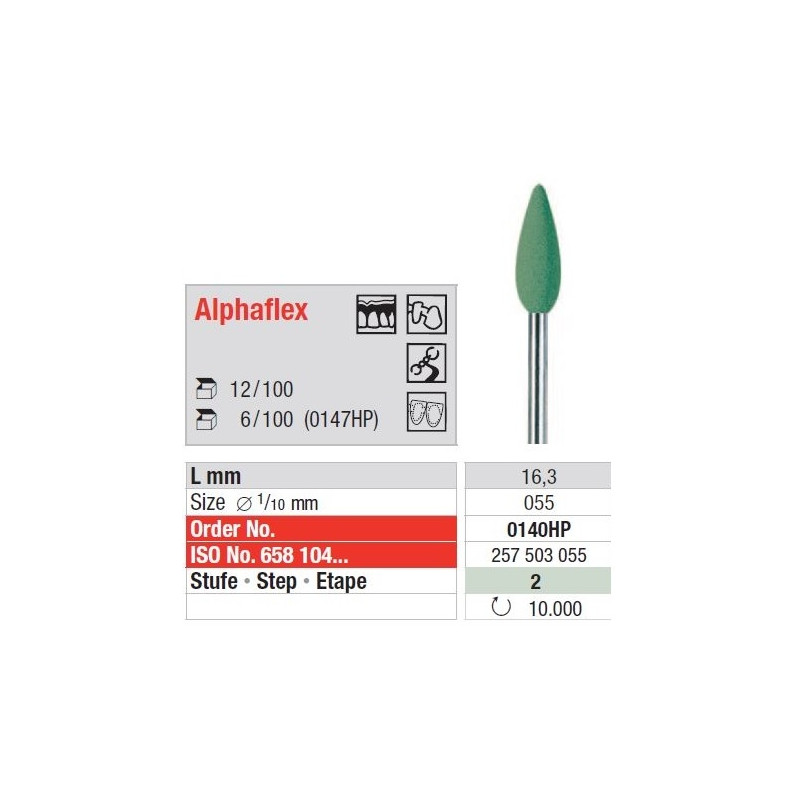 Polipanti Alphaflex montati - Pasul 2: Verde - 12 buc.