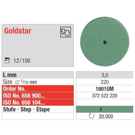 Polipanti Goldstar - Pasul 1: Verde - 100 buc.