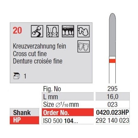 Freze TC Cutter Cut Fine 20 