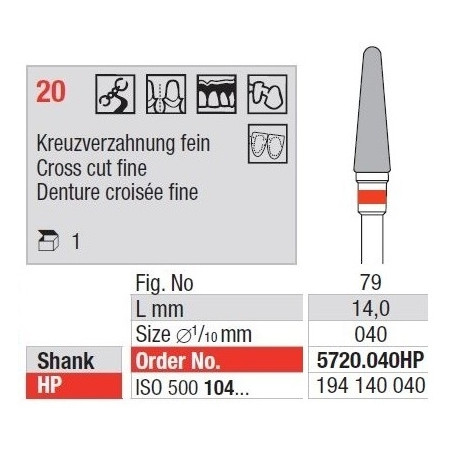 Freze TC Cutter Cut Fine 20