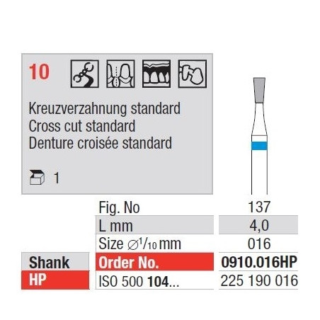  Freze TC Cutter Cut Standard 10