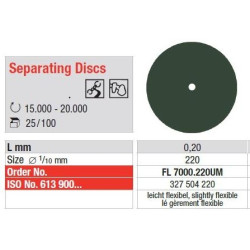 Discuri Separatoare Verzi - 25 buc.
