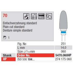 Freze TC Cutter Plain Cut Standard 70 