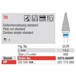 Freze TC Cutter Plain Cut Standard 70  