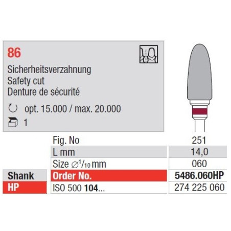 Фреза TC Cutter Safety Cut 86