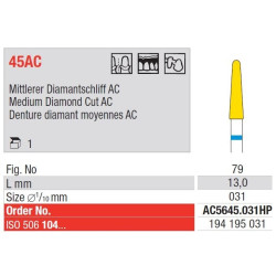 Freze TC Cutter Medium Diamond Cut AC 45 