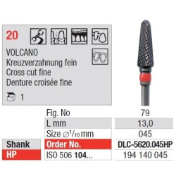Freze TC Cutter VOLCANO Cross Cut Fine 20