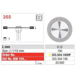 Freze Diamond disc - Superflex  355 504 190HP