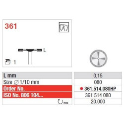 Freze Diamond disc - Superflex  361 514 080HP