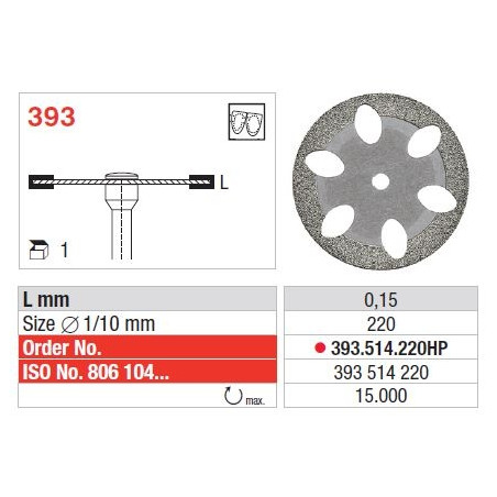 Freze Diamond disc - Superflex  393 514 220HP