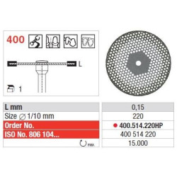Freze Diamond open-meshed disc  400 514 220HP