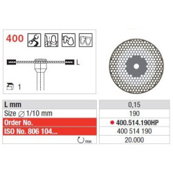 Freze Diamond open-meshed disc  400 514 220HP