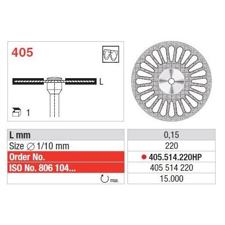 Freze Diamond disc - Superflex  405 514 220HP