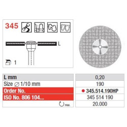 Freze Diamond disc - Flex  345 514 190HP