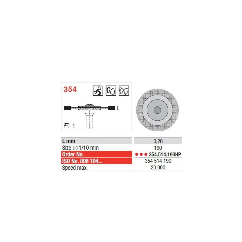 Freze Diamond disc - MultiCut  354 514 190HP