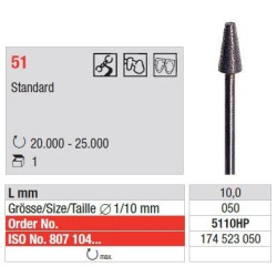 Freze Sintered diamonds - standard  5110 HP