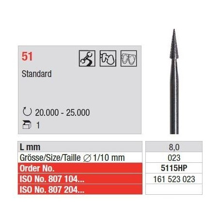 Freze Sintered diamonds - standard  5115 HP