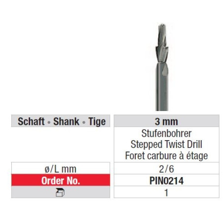 Stepped Twist Drill PIN0214