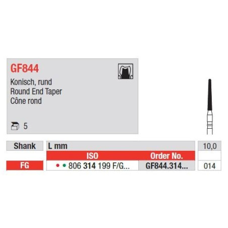 Freze TwoGrit Diamond FG  GF84 4 314 014