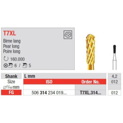 Freze TC Burs FG T7XL cu cap para
