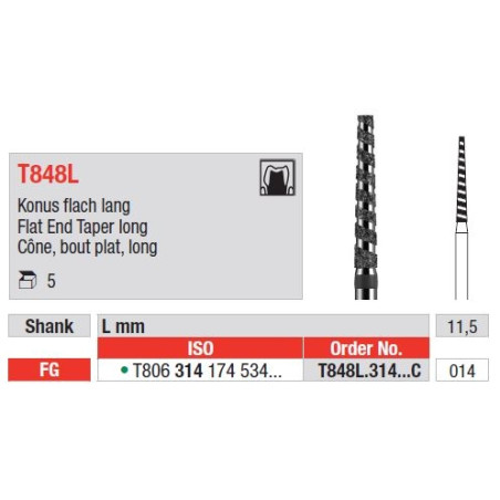 Freze Diamond FG - Turbo  T848 L 314 014C