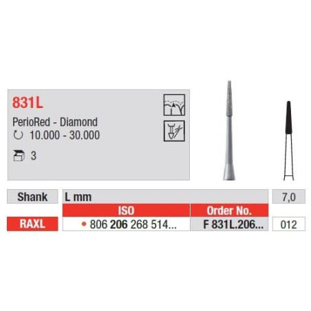 Freze Diamond RAXL  831L  206 012
