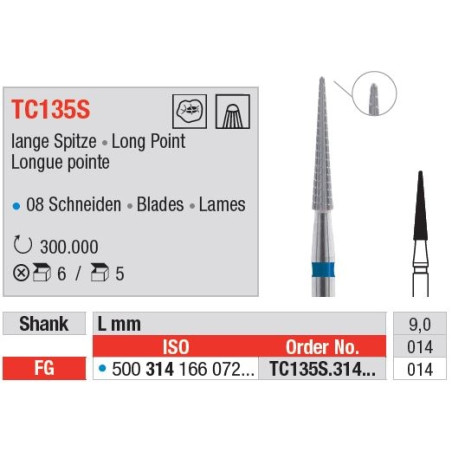 Freze TC135S S-Finisher cu 8 lame de finisare