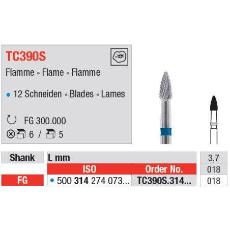 Freze TC390S S-Finisher cu 12 lame de finisare