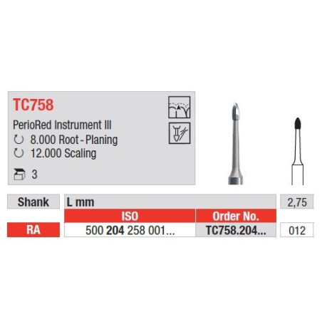 Freze Perio instrument III  TC75 8 204 012