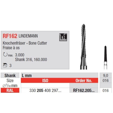 Freze Chirurgicale din otel RAL RF162