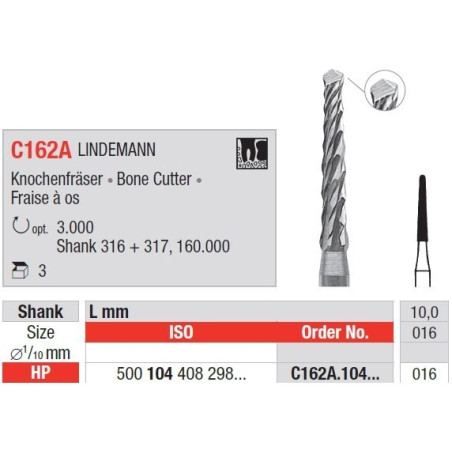 Freze Chirurgicale HP C162 A