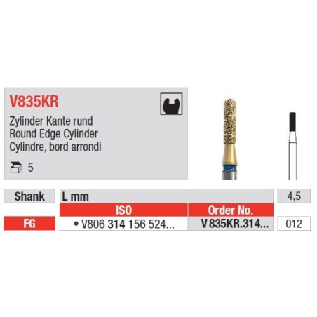 Freze DiaCut MLT  V835 KR 314 012