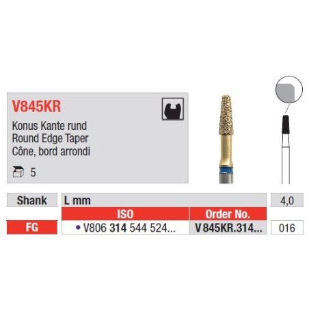 Freze DiaCut MLT  V845 KR 314 016