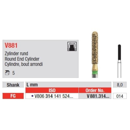 Freze DiaCut MLT  V881  314 014