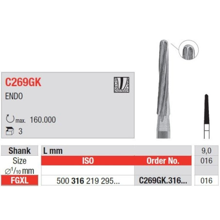 Freze Chirurgicale FGXL C269 GK