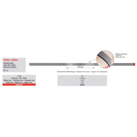 Freze Diamond Strips  FXDS 3