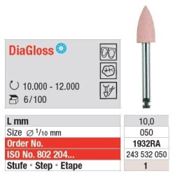 Freze DiaGloss RA - rosa  1932 RA-6
